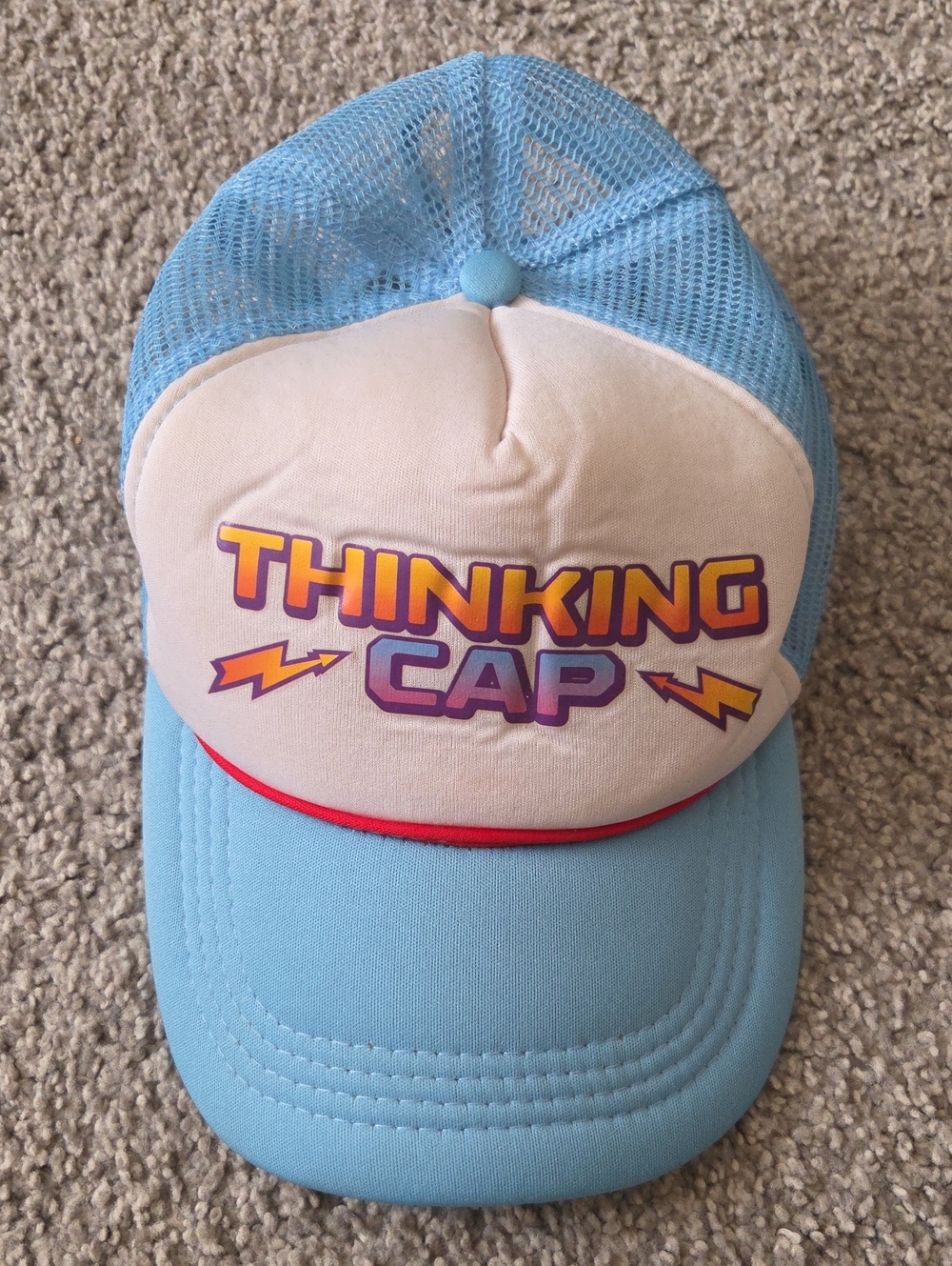 Netflix Stranger Things Light Blue Mesh Hat